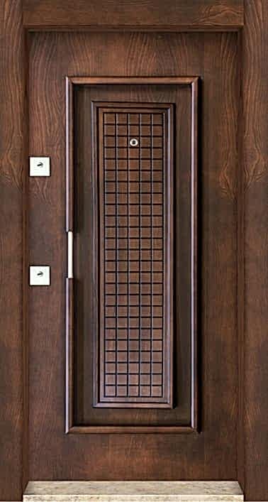 ahşap desenli çelik kapı-BRG-109