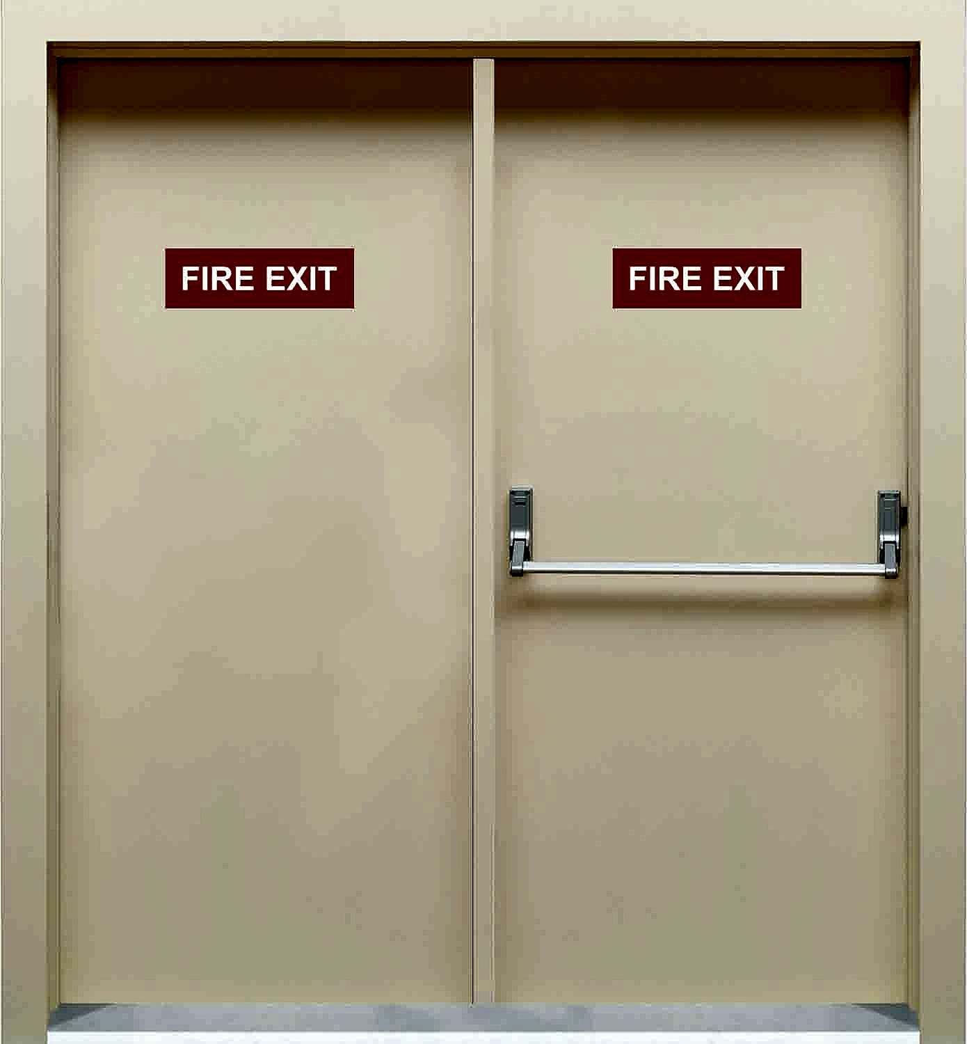double leaf fire door