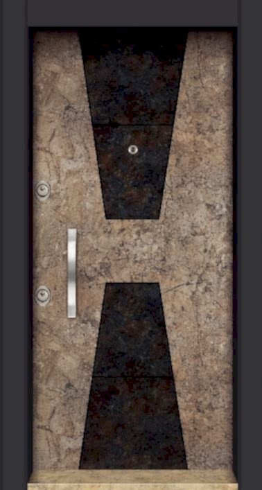 Granit Desenli Modern Çelik Kapı
