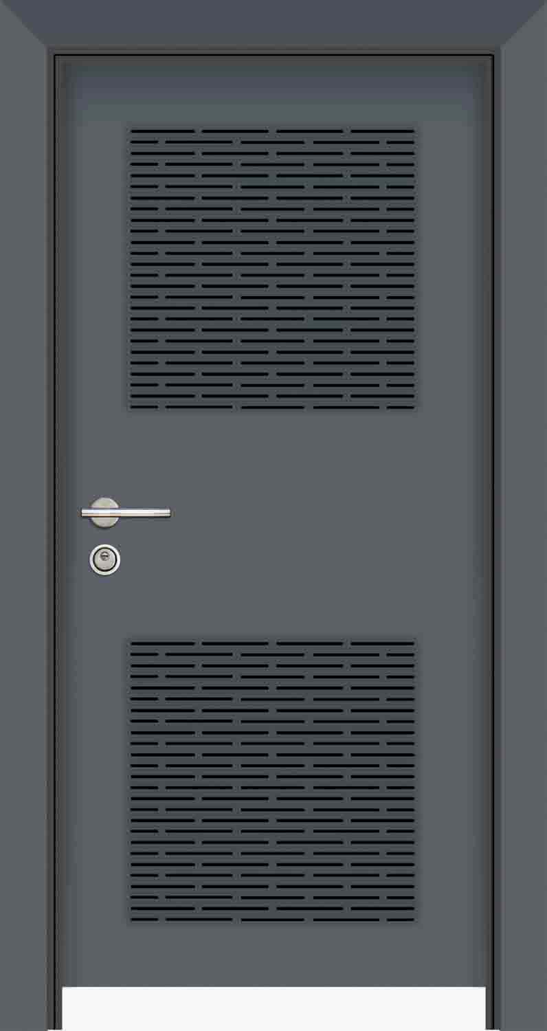 gray emergency exit door
