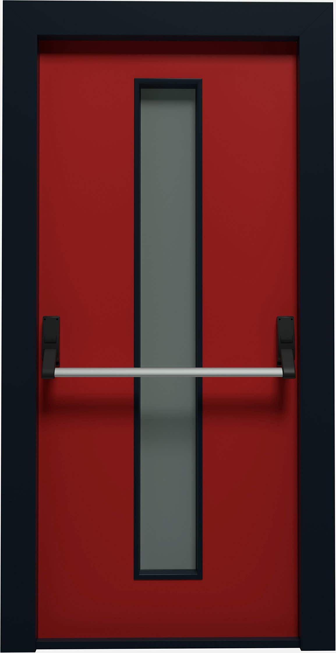 colored glass fire door-1