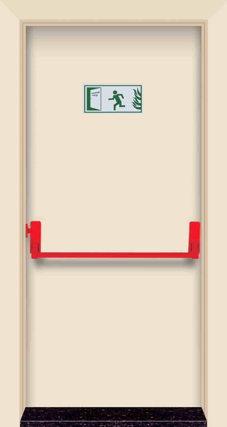 fire door prices with panic bar-1
