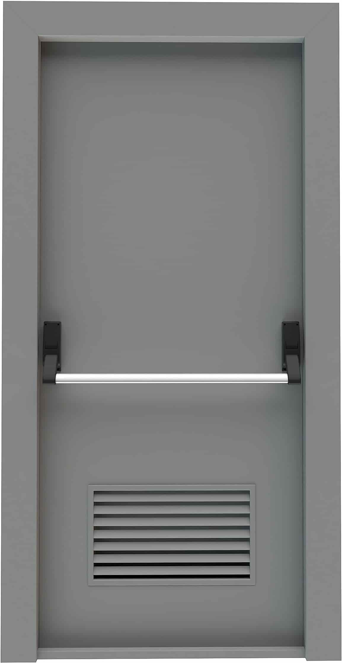 fire door prices with panic bar-2